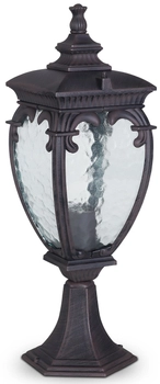 Latarenka ogrodowa Fleur O414FL-01BZ antyczna brązowa