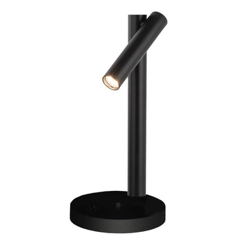 Lampka biurkowa Yabu 2031 Shilo do gabinetu tuba spot metalowa czarna