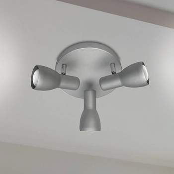 LAMPA sufitowa PICARDO 98-44242 Candellux reflektorowa OPRAWA regulowana szara srebrna