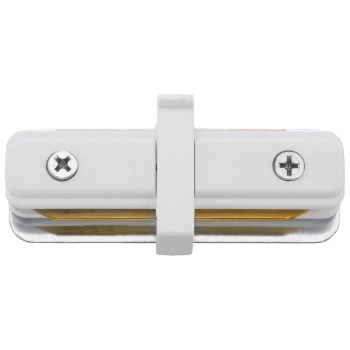 Wewnętrzny I-ŁĄCZNIK szynoprzewodu PROFILE STRAIGHT CONNECTOR 9454 Nowodvorski do 1-fazowej szyny natynkowej 230V biały