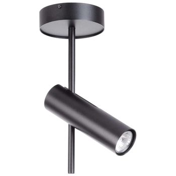 Kinkiet LAMPA ścienna LEDA 33106 Sigma metalowa OPRAWA regulowana tuba modernistyczna czarna