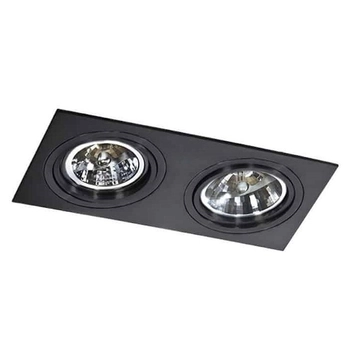 Kuchenna lampa podtynkowa Siro AZ2806 metalowa czarna