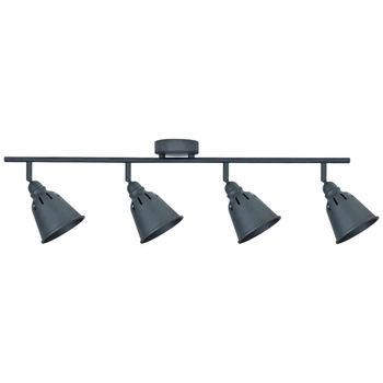 Plafon LAMPA sufitowa FIONA 4 311986 Polux metalowa OPRAWA regulowane retro reflektorki czarne