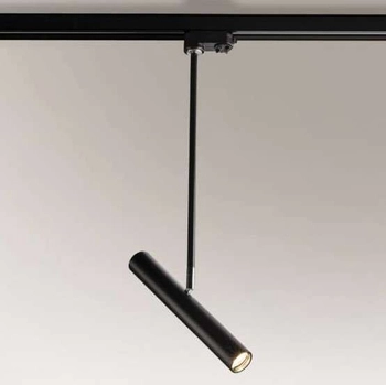 Reflektorowa LAMPA sufitowa YABU 6617 Shilo metalowa OPRAWA tuba do 3-fazowego systemu szynowego czarna