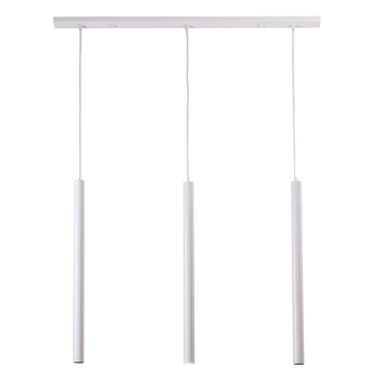 LAMPA wisząca YABU 7574 Shilo metalowa OPRAWA zwis LISTWA sufitowa sople tuby białe