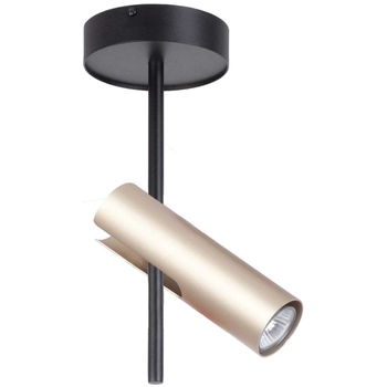 Kinkiet LAMPA ścienna LEDA 33108 Sigma metalowa OPRAWA regulowana tuba modernistyczna złota