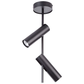 Sufitowa LAMPA natynkowa LEDA 33104 Sigma regulowana OPRAWA plafon metalowe tuby czarne