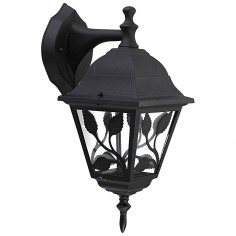 Elewacyjna LAMPA ścienna HAGA 8243 Rabalux metalowa OPRAWA vintage kinkiet do ogrodu outdoor IP44 czarna