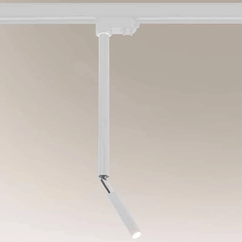 LAMPA sufitowa KOSAME 7871 Shilo metalowa OPRAWA regulowana do systemu szynowego biała