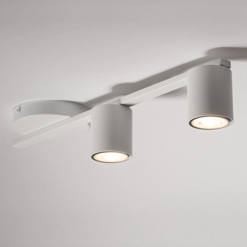 Białe spoty Sky salonowa lampa natynkowa nad łóżko