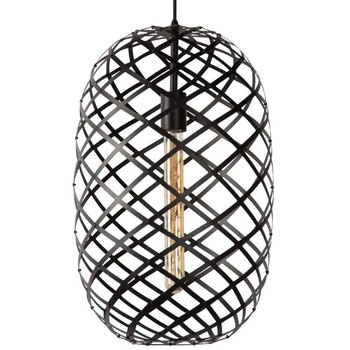 LAMPA wisząca WOLFRAM 21417/32/30 Lucide loftowa OPRAWA metalowy ZWIS druciany czarny