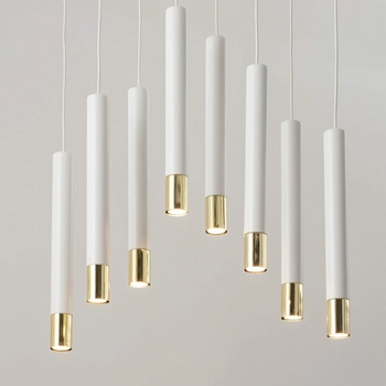 Pokojowa kaskada wisząca Sopel Grand 33391 nowoczesna biała złota