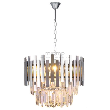 LAMPA wisząca ASPEN ML5996 Milagro glamour OPRAWA metalowy ZWIS okrągły chrom
