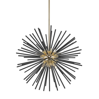 Lampa wisząca druciana Urchin P0491-09C-F7BC Zumaline czarny złoty