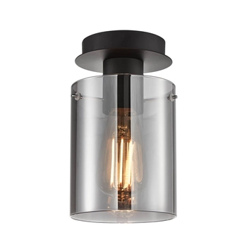 Sufitowa lampa tuba Sardo SPL-5581-1SC-BK-SG Italux czarny szary