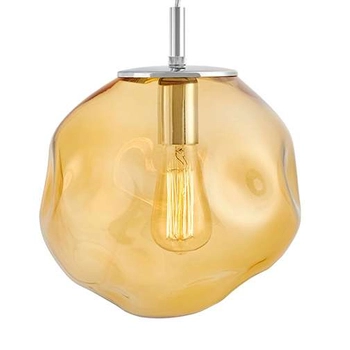 LAMPA wisząca AVIA M 10417115 Kaspa szklana OPRAWA zwis bursztynowy