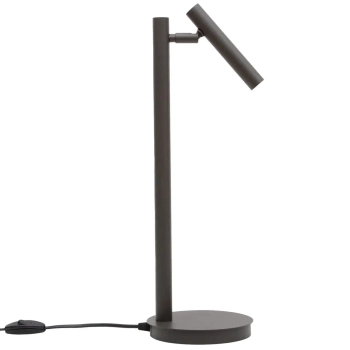 Biurowa lampa stołowa Sopel 41477 do czytania ciemnoszara