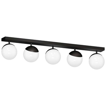 Lampa sufitowa SFERA MLP8859 metalowa na listwie kule balls czarne białe