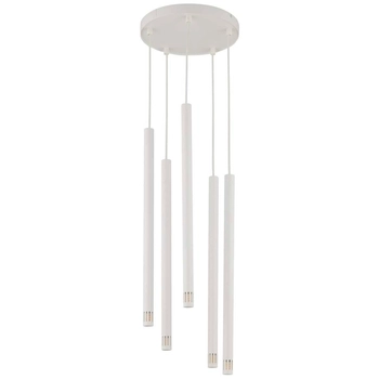 Modernistyczna LAMPA wisząca SOPEL LASER 33229 Sigma metalowa OPRAWA sople ZWIS tuby białe