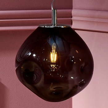 LAMPA wisząca AVIA M 10422108 Kaspa szklana OPRAWA zwis grafitowy