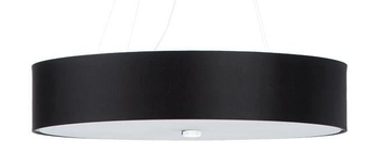 LAMPA wisząca SL.0800 okrągła OPRAWA zwis abażurowy czarny