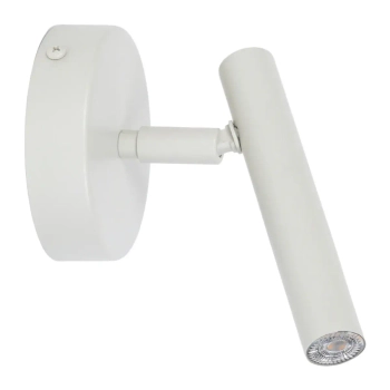 Modernistyczna lampa ścienna Sopel 41203 do salonu szara beżowa