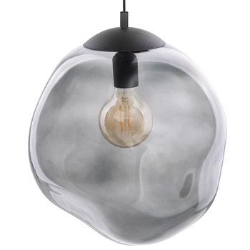 Lampa wisząca modernistyczna Sol 4264 TK Lighting szklana kula grafitowa
