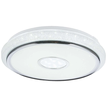 Plafon LAMPA sufitowa DANI 48389-40 Globo okrągła OPRAWA natynkowa LED 40W z efektem gwiazd biała