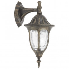 Zewnętrzna LAMPA retro MILANO 8371 Rabalux ścienna OPRAWA ogrodowy KINKIET elewacyjny outdoor złoto antyczne