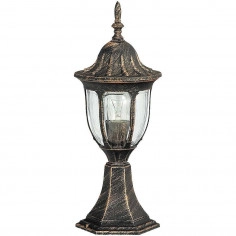 Stojący lampion ogrodowy Milano 8373 Rabalux IP43 rustykalny złoty
