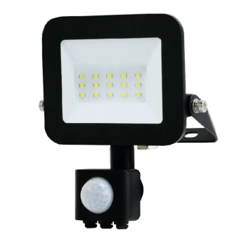 Zewnętrzny projektor NAŚWIETLACZ 304780 Polux elewacyjna OPRAWA metalowy naświetlacz LED 10W 6500K outdoor IP65 czarny