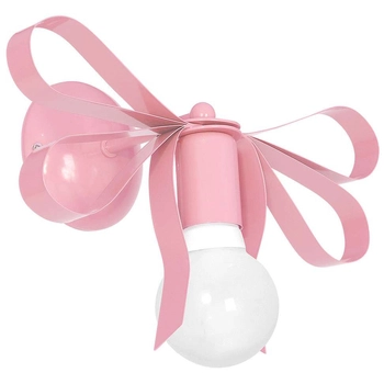 Lampa ścienna EMMA MLP1038 Milagro dziecięca dekoracyjna kokarda różowa