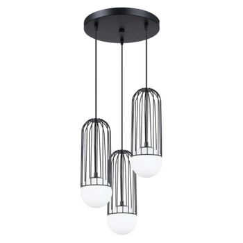 Lampa wisząca nieregularna Brina SL.1336 Sollux kaskada czarna