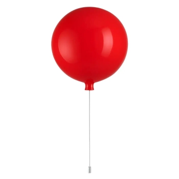 Wisząca dekoracyjna lampa Baloon LWBAL-C dziecięca czerwona
