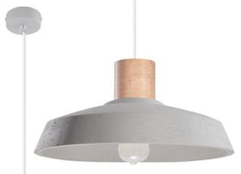 LAMPA wisząca SL.0282 okrągła OPRAWA betonowy zwis skandynawski beton OUTLET