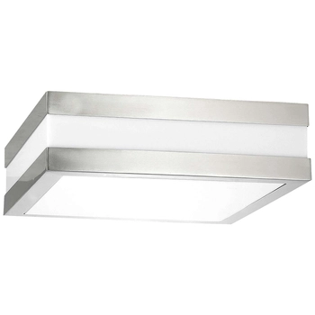 Zewnętrzna LAMPA sufitowa stropowa STUTTGART 8227 Rabalux kwadratowa OPRAWA plafon outdoor IP44 stal nierdzewna
