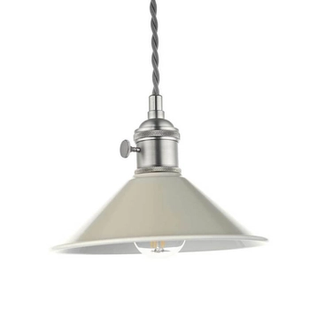 Wisząca lampa nad stół Hadano HAD0161-06 Dar Lighting chrom szara