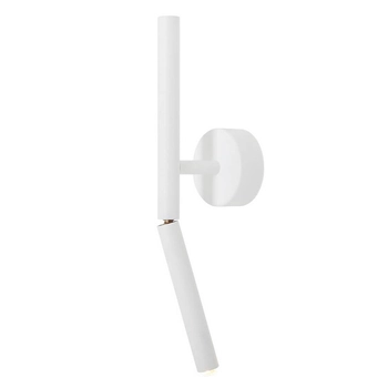 Regulowany kinkiet ścienny Stick 1084C Aldex metalowy biały
