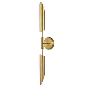 Kinkiet sypialniany MIKA ST-F085 Step Art Deco metal złoty szczotkowany