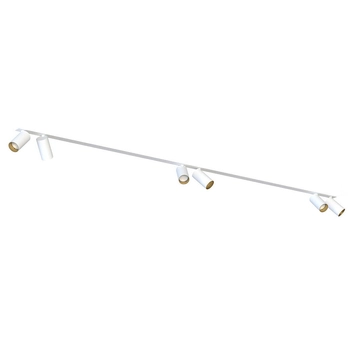 Podtynkowa lampa sufitowa spot Mono 7687 salonowa kierunkowa metalowa biała