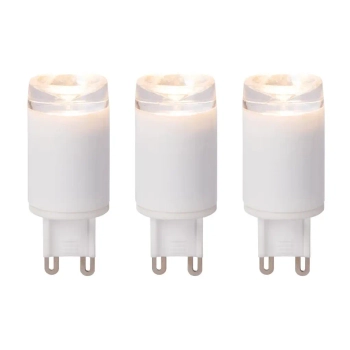 Zestaw 3 szt. żarówki G9 49097/09/31 LED 3W 2600-2700K 260LM białe