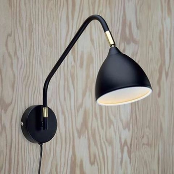 Kinkiet LAMPA ścienna VALENCIA 106081 Markslojd metalowa OPRAWA regulowana czarna