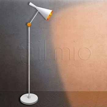 Stojąca LAMPA podłogowa MODERN 308023 Il mio industrialna OPRAWA metalowa biała