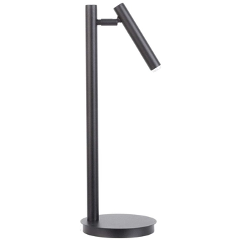 Biurkowa LAMPKA stojąca SOPEL 50195 Sigma metalowa LAMPA stołowa regulowana tuba czarna