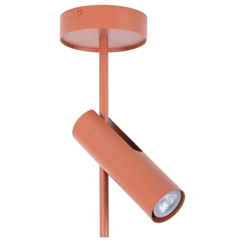 Metalowa lampa sufitowa do salonu Leda 1 41142 regulowana ceglana