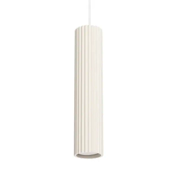 Wisząca lampa podłużna KARBON SL.1592 tubka metalowa beżowa