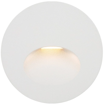Lampa schodowa wpuszczana LED 3W 3000K IP54 białe okrągłe Bil OUTLET