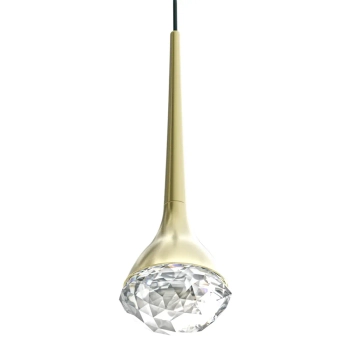 Kryształowa lampa wisząca Crima Old Gold OR86171 LED 6W 3000K złoty