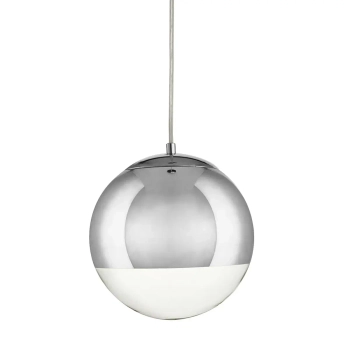 Lampa wisząca szklana kula Flash MP1238-200 chrome Step do jadalni chrom