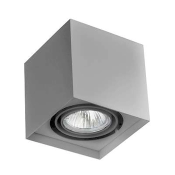 Downlight lampa sufitowa SQUARES 45811-0000-U8-PH-01 metalowa kostka szara